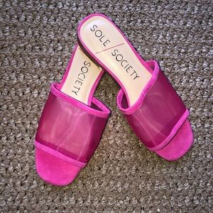 💥Sole Society pink sandals💥